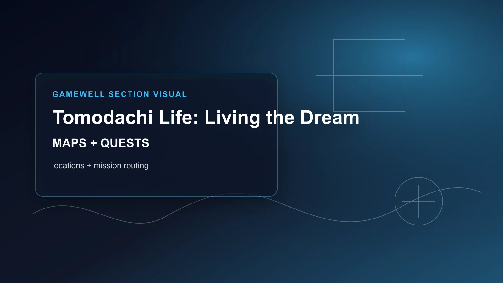 Tomodachi Life: Living the Dream Map and Quest Hub